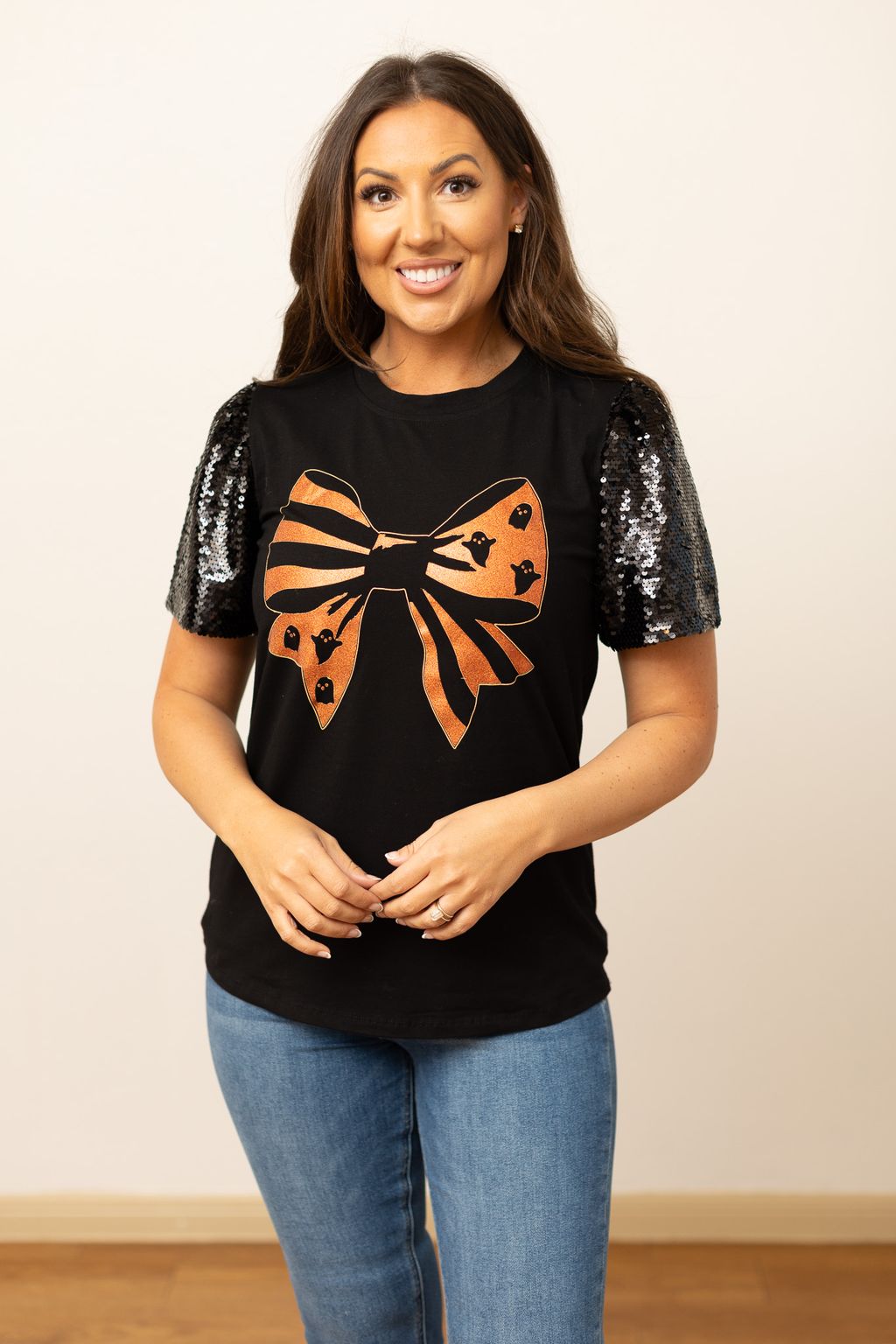 The Halloween Bow Top
