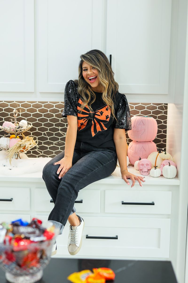 The Halloween Bow Top