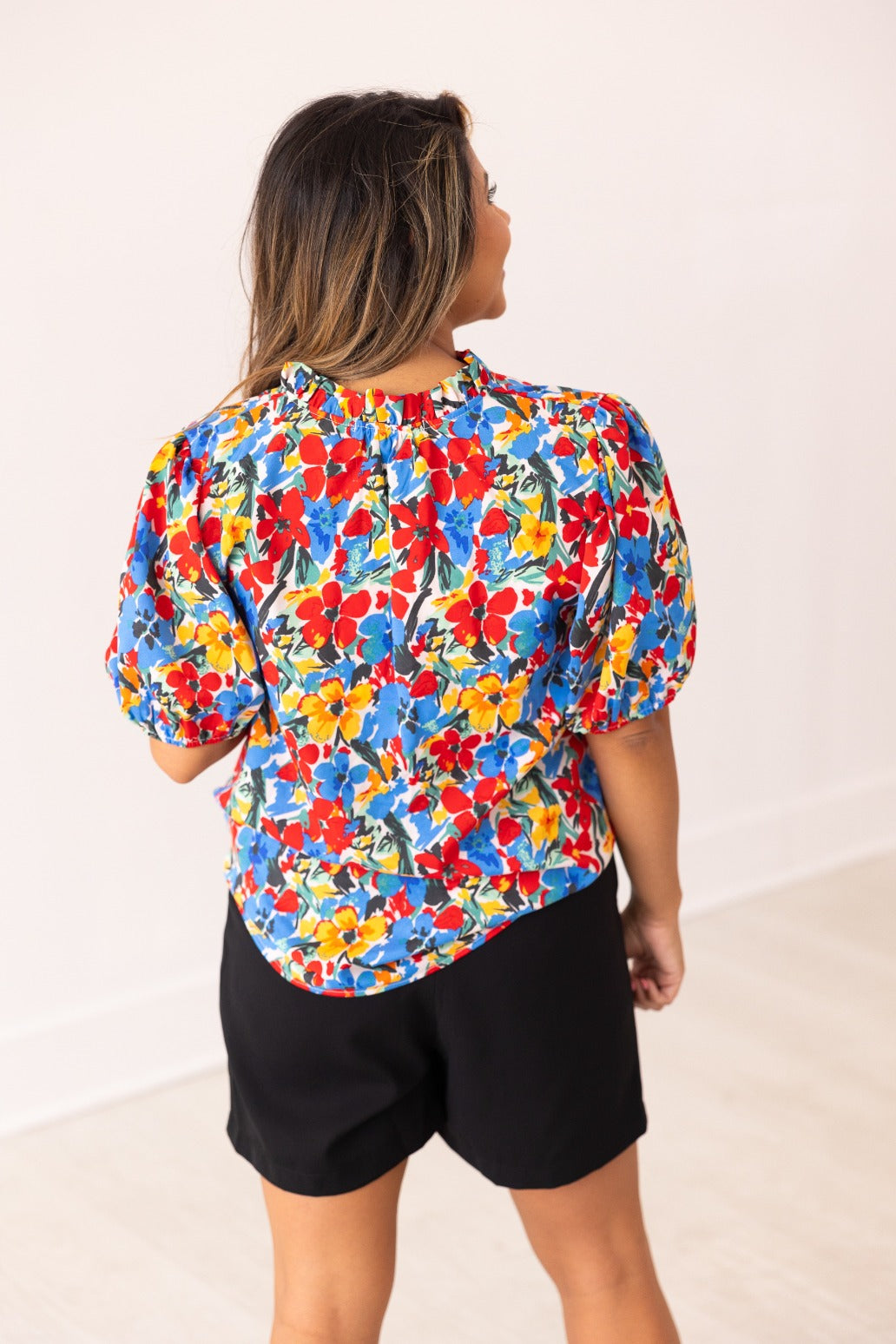 The Jessie Floral Puff Sleeve Top