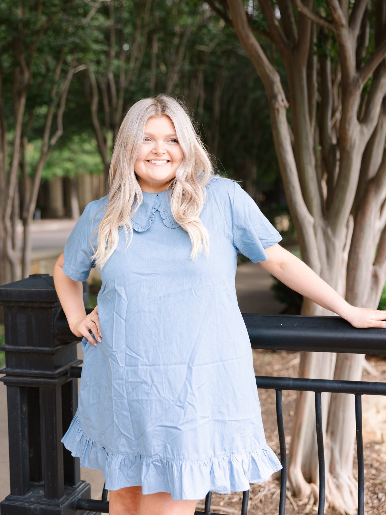 The Caley Chambray Dress
