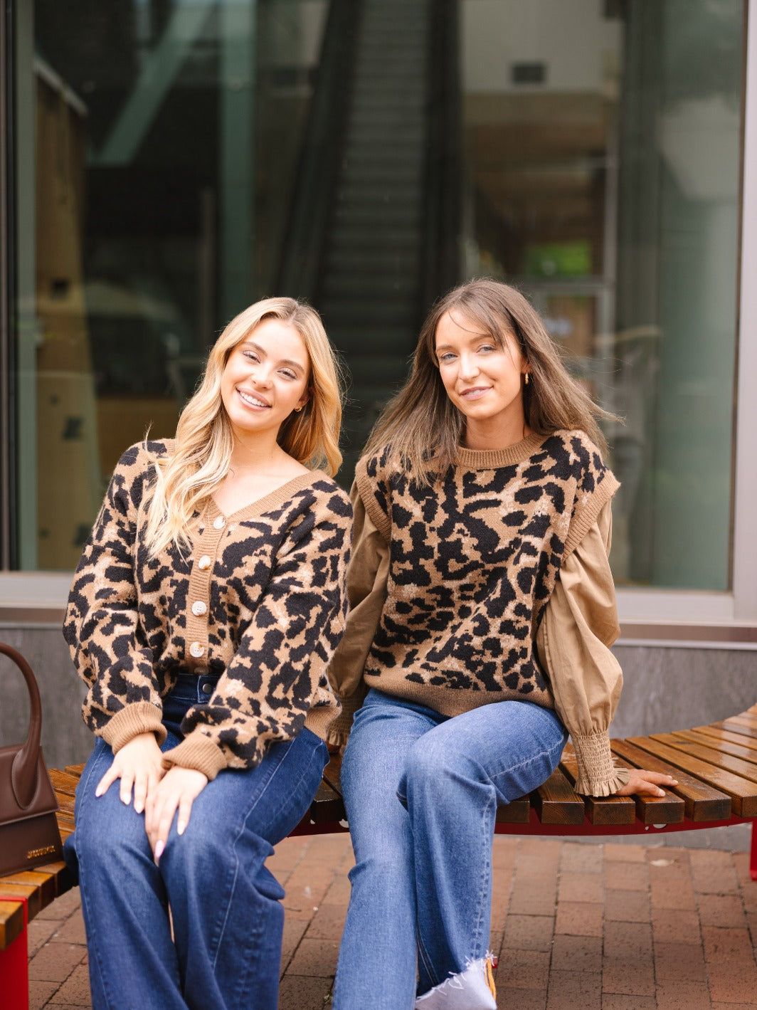 The Wylder Cropped Leopard Cardigan