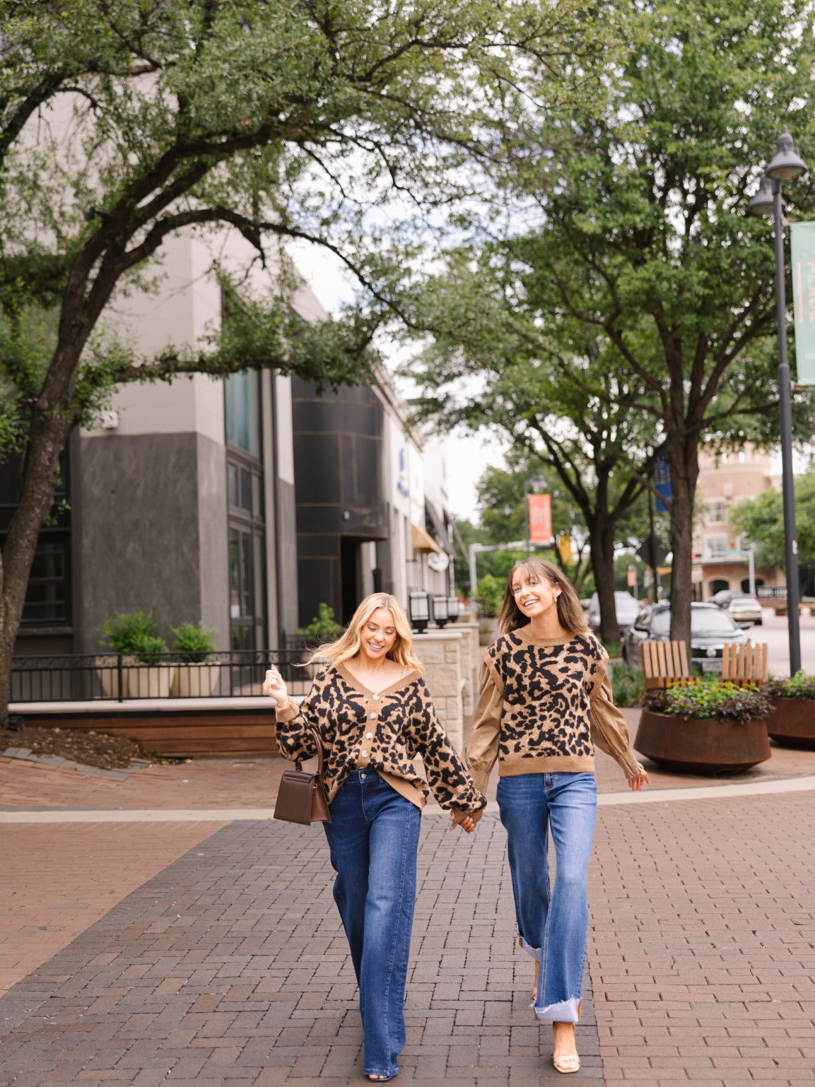 The Wylder Cropped Leopard Cardigan