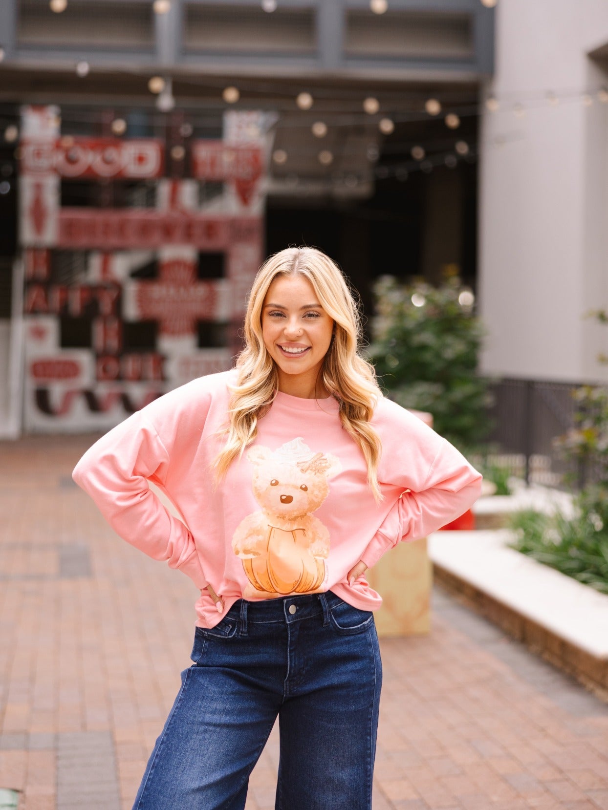 The Pumpkin Spice Teddy Sweatshirt