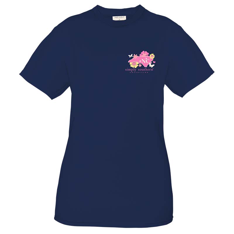 FINAL SALE - Simply Southern - My Heart Belongs to North Carolina SS Tee - 2024