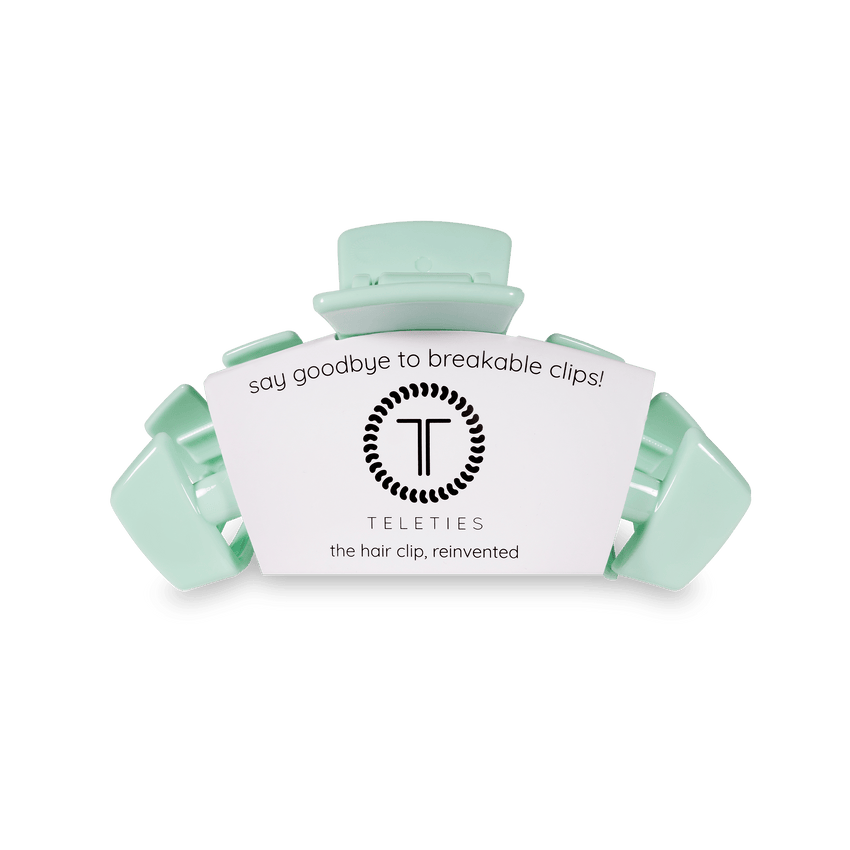 TELETIES - Classic Medium Hair Clip - Mint to Be