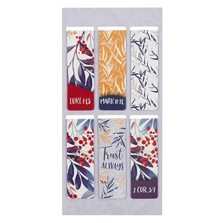 Trust Always Magnetic Pagemarker Bookmarks Set