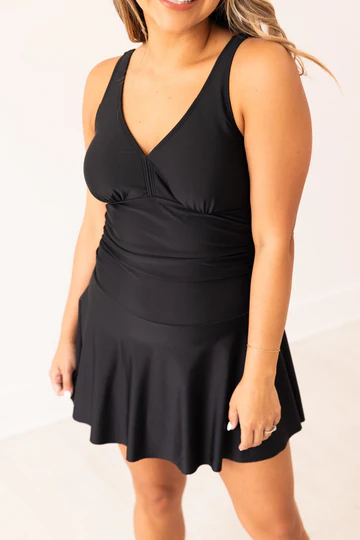 The Georgia Black Swim Dress