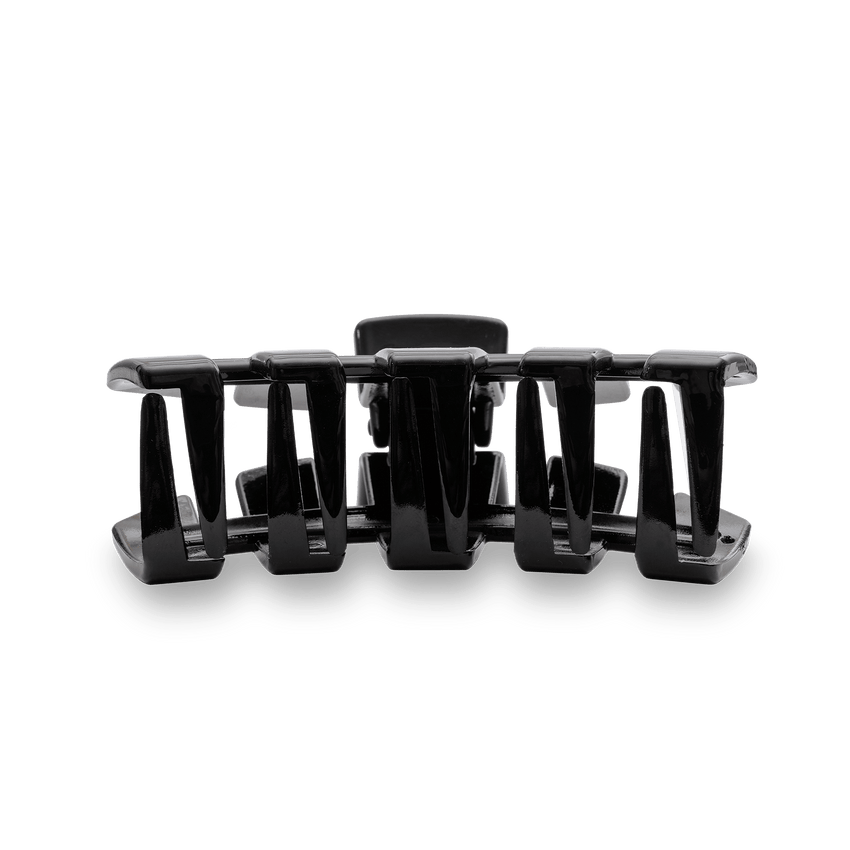 TELETIES - Classic Small Hair Clip - Jet Black