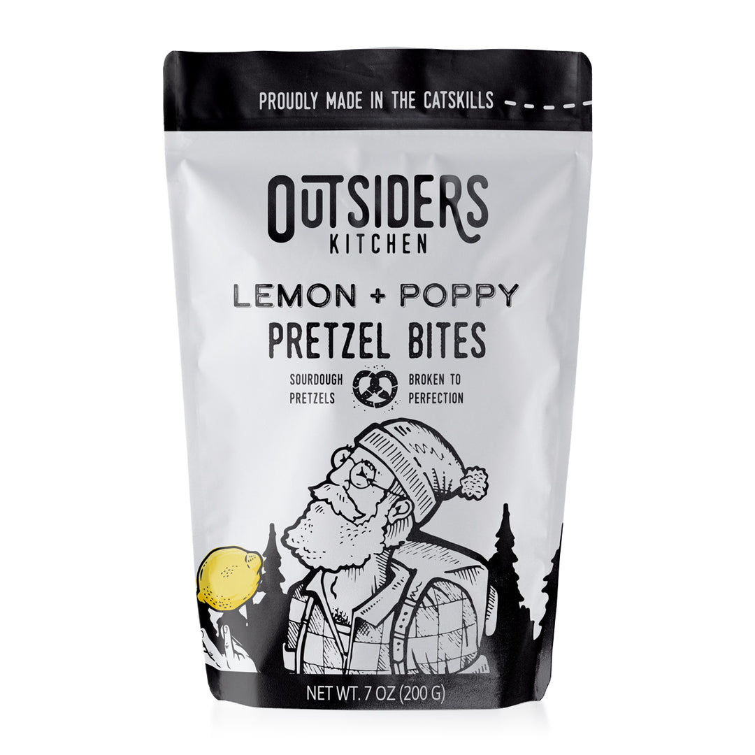 Outsiders Kitchen - Lemon + Poppy Pretzel Bites