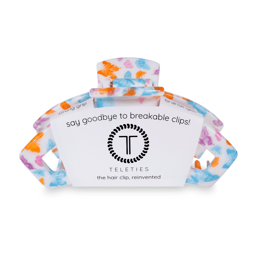 TELETIES - Open Large Hair Clip - Fluttering By
