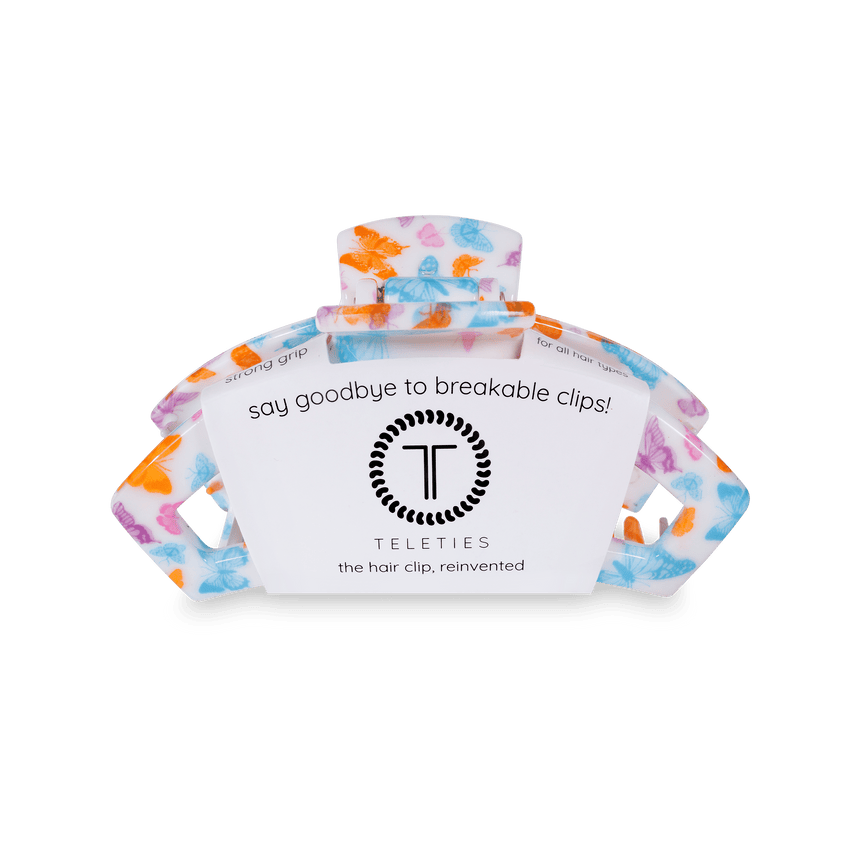 TELETIES - Open Medium Hair Clip - Fluttering By