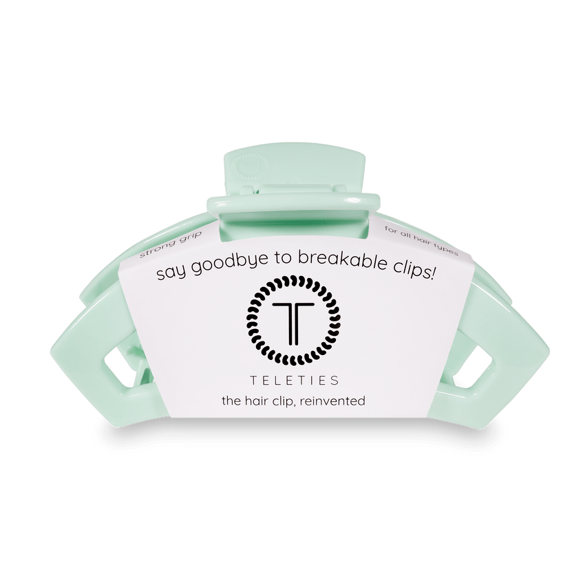 TELETIES - Open Large Hair Clip - Mint to Be