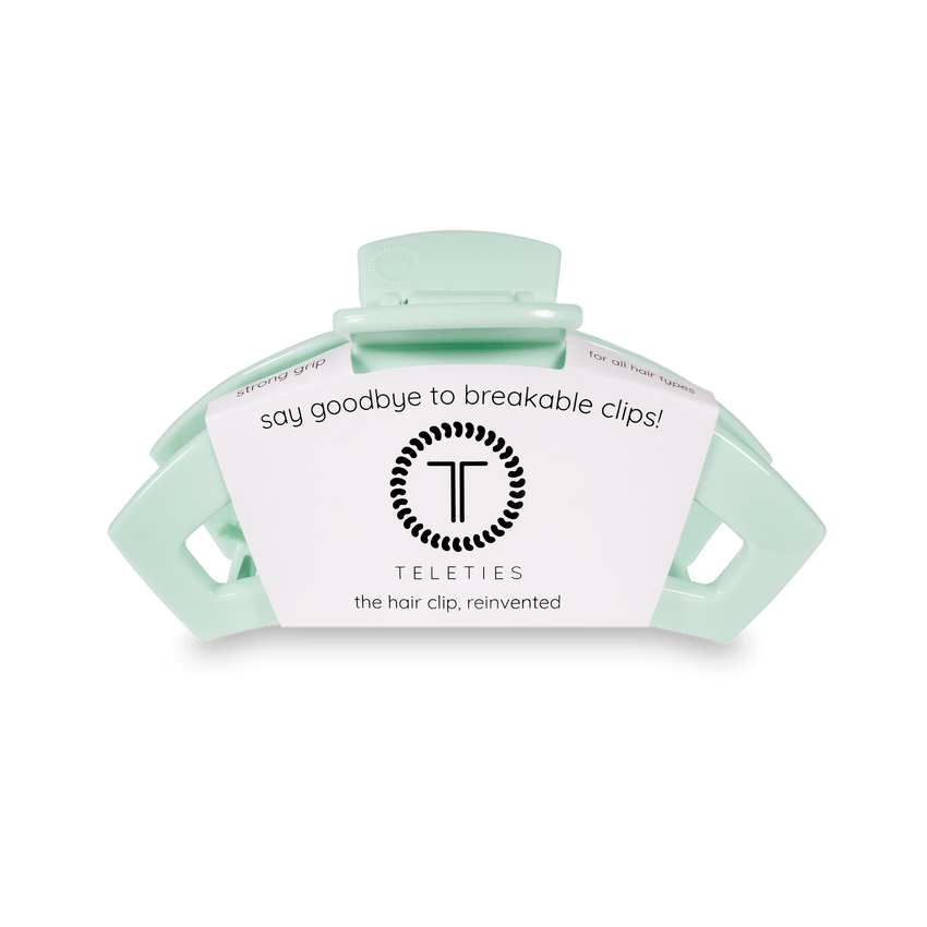 TELETIES - Open Medium Hair Clip - Mint to Be