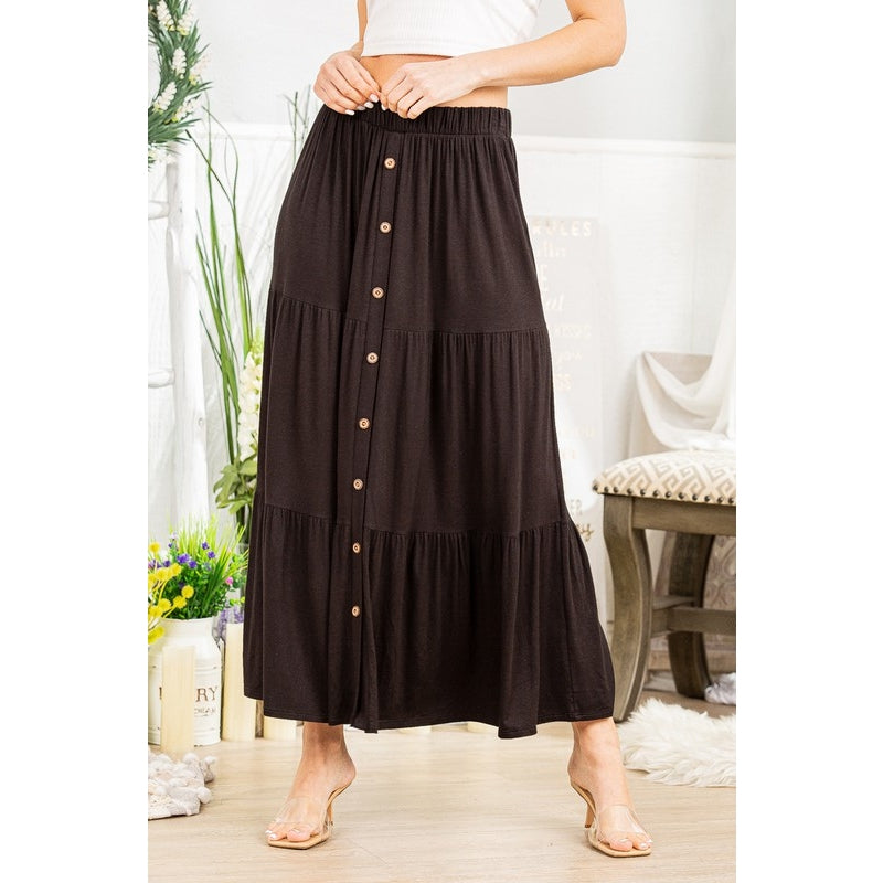 The Lena Ruffled Maxi Skirt