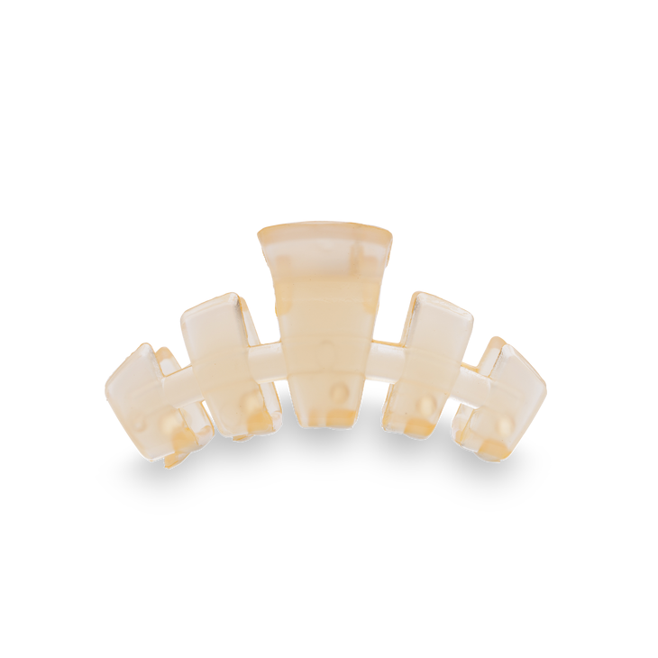 TELETIES - Classic Tiny Hair Clip - Almond Beige