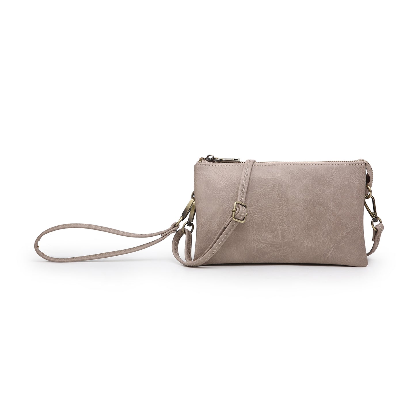Riley Vegan Leather Wristlet/Crossbody - Asst. Colors