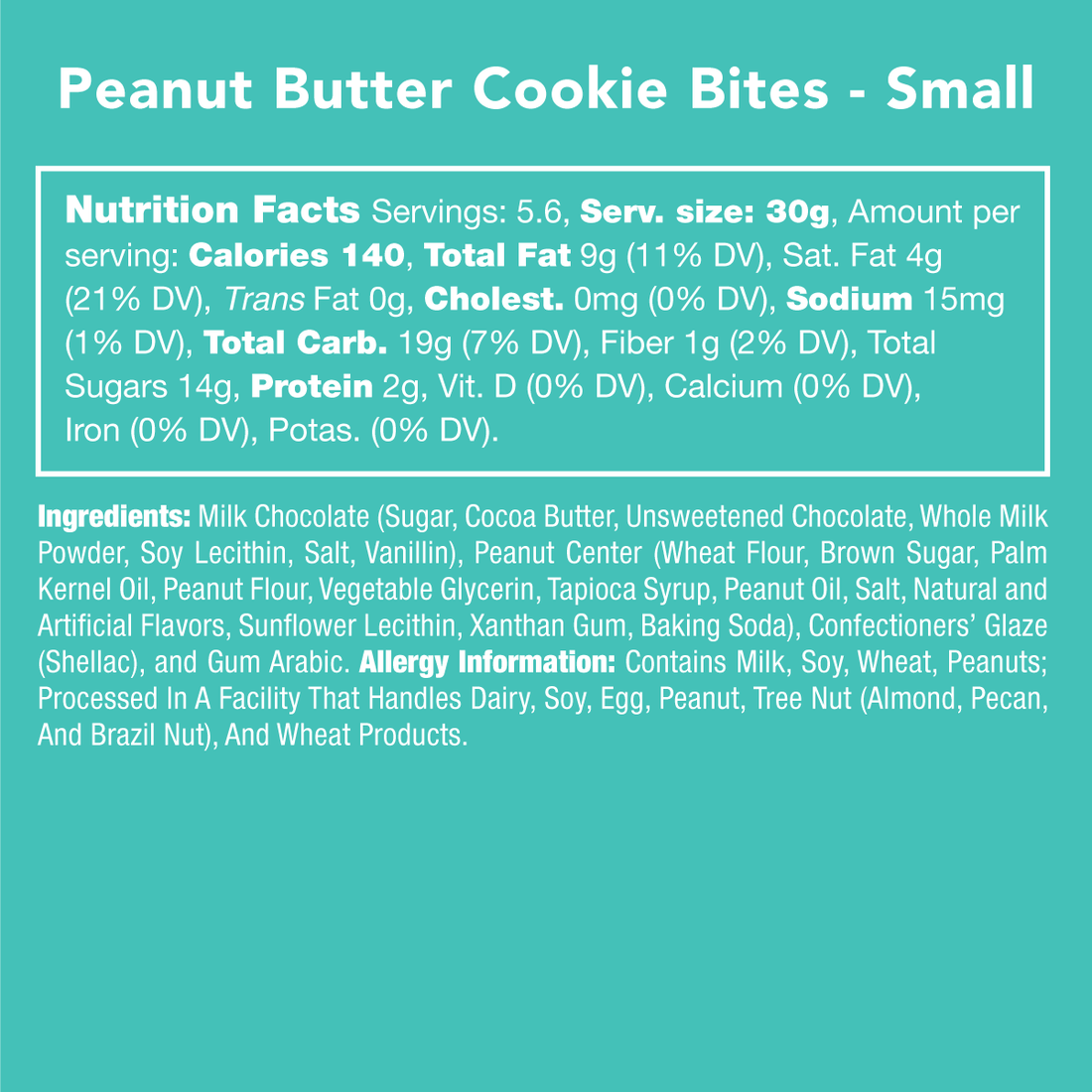 Candy Club - Peanut Butter Cookie Bites / 6 oz