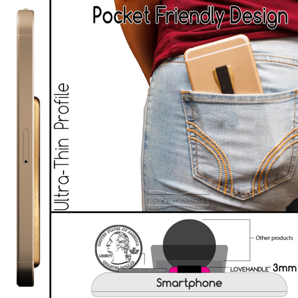LoveHandle® Universal Phone Grip - Red Flannel