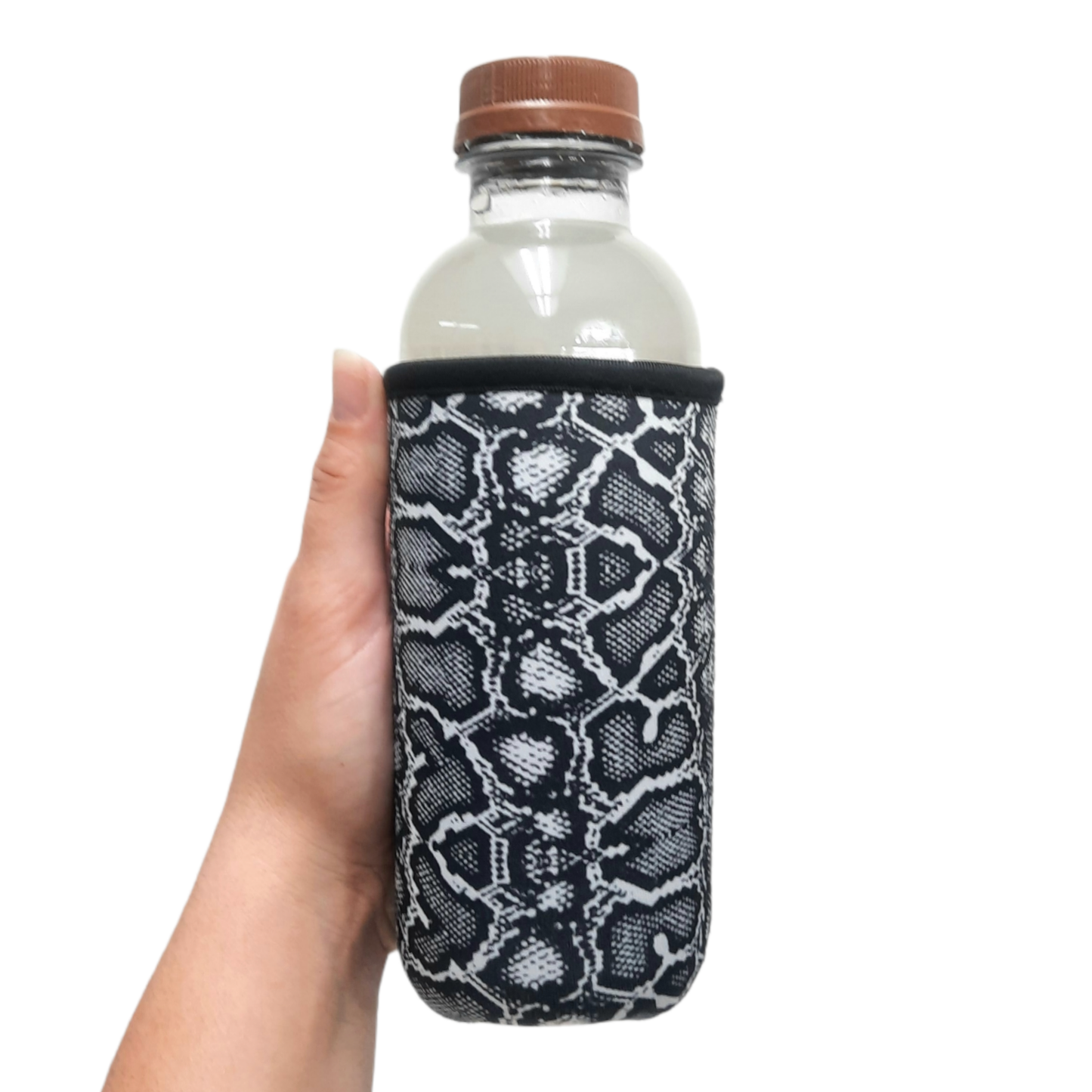 16oz Slim Can Koozie w/ Pocket Handle - Snakeskin