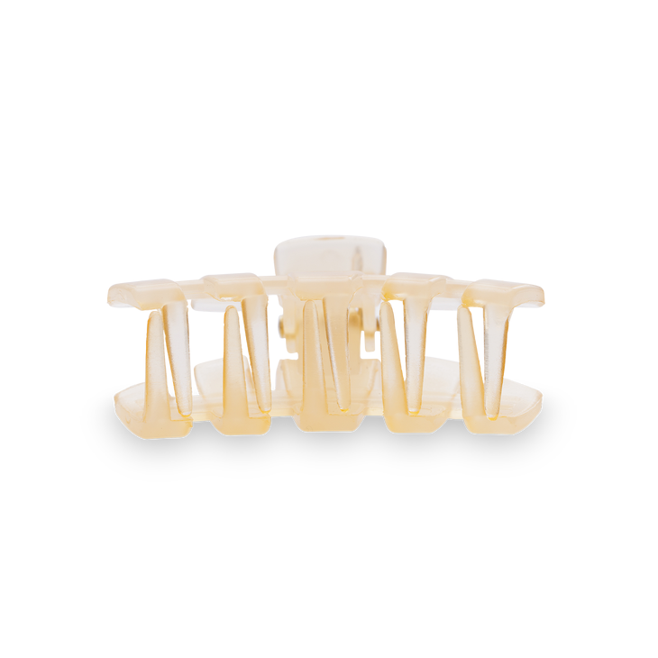TELETIES - Classic Tiny Hair Clip - Almond Beige