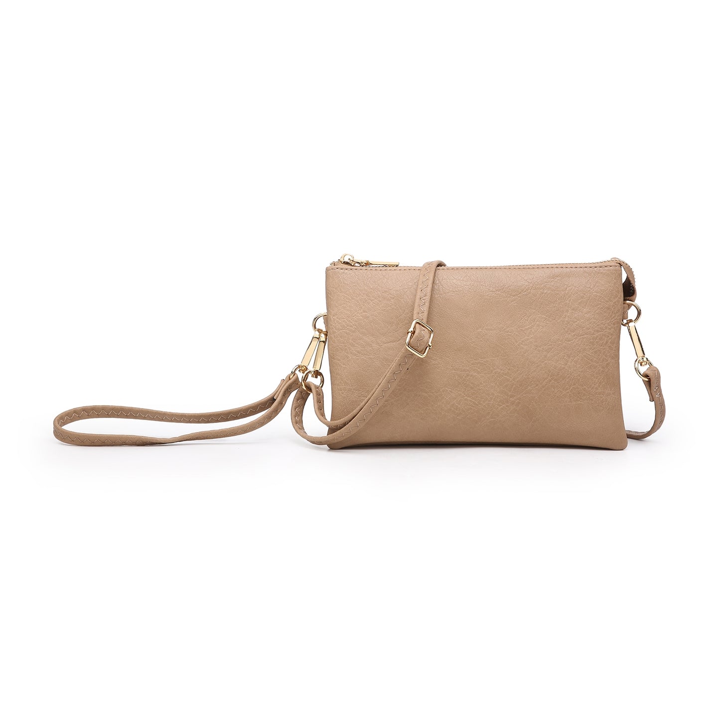 Riley Vegan Leather Wristlet/Crossbody - Asst. Colors