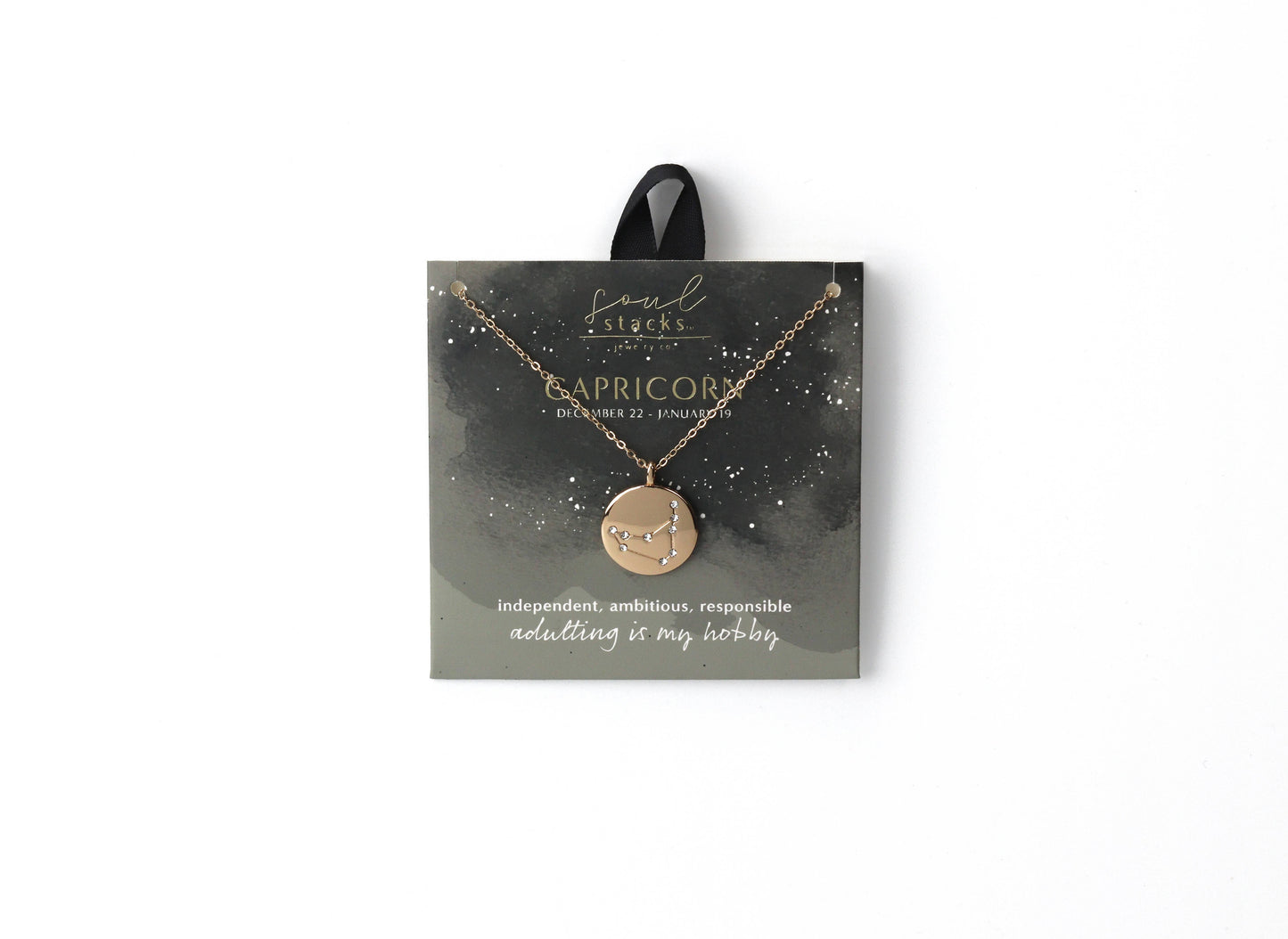 Soul Stacks Star Sign Pendant Necklace - Asst