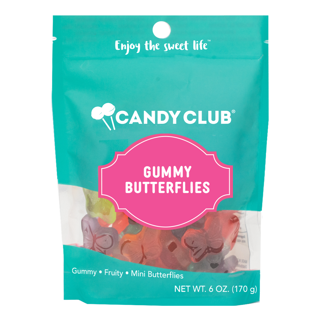 Candy Club - Gummy Butterflies 6 oz Bag