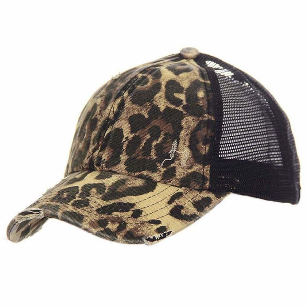 CC Distressed Criss Cross Ponytail PonyCap (Asst. Colors) - The Hottest Cap Of The Season