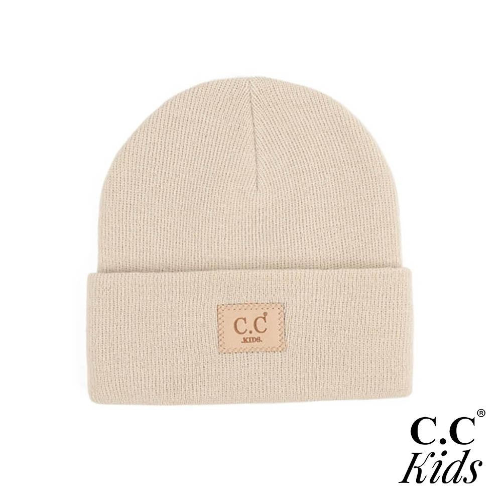 CC Beanie KIDS Unisex Classic Knit Hat - HTM1
