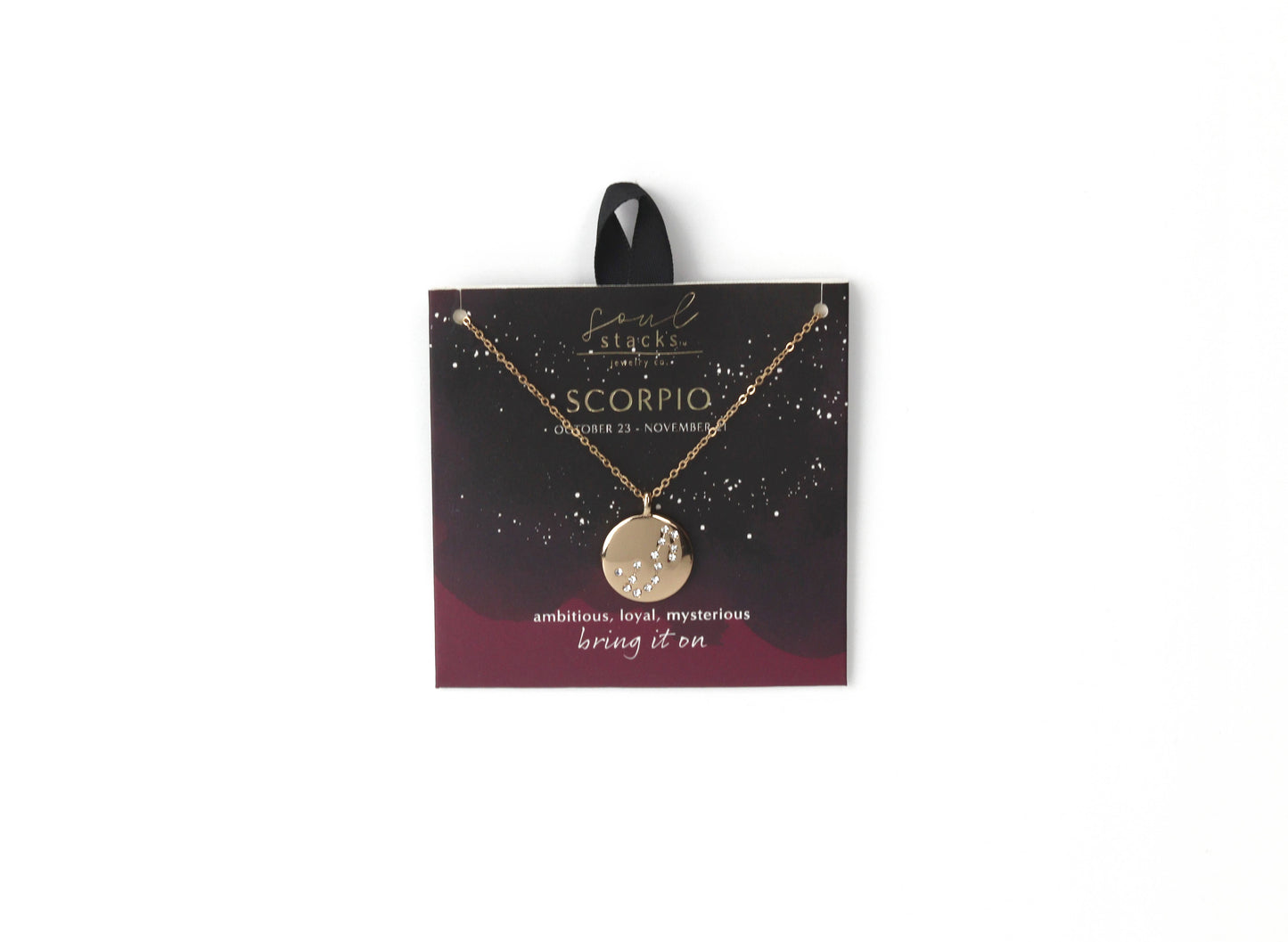 Soul Stacks Star Sign Pendant Necklace - Asst