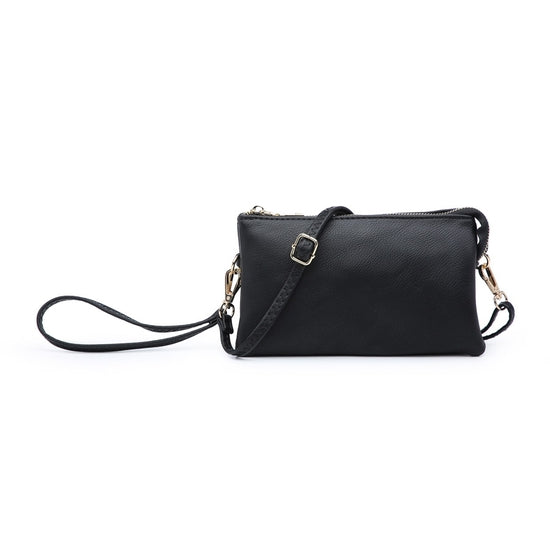 Riley Vegan Leather Wristlet/Crossbody - Asst. Colors