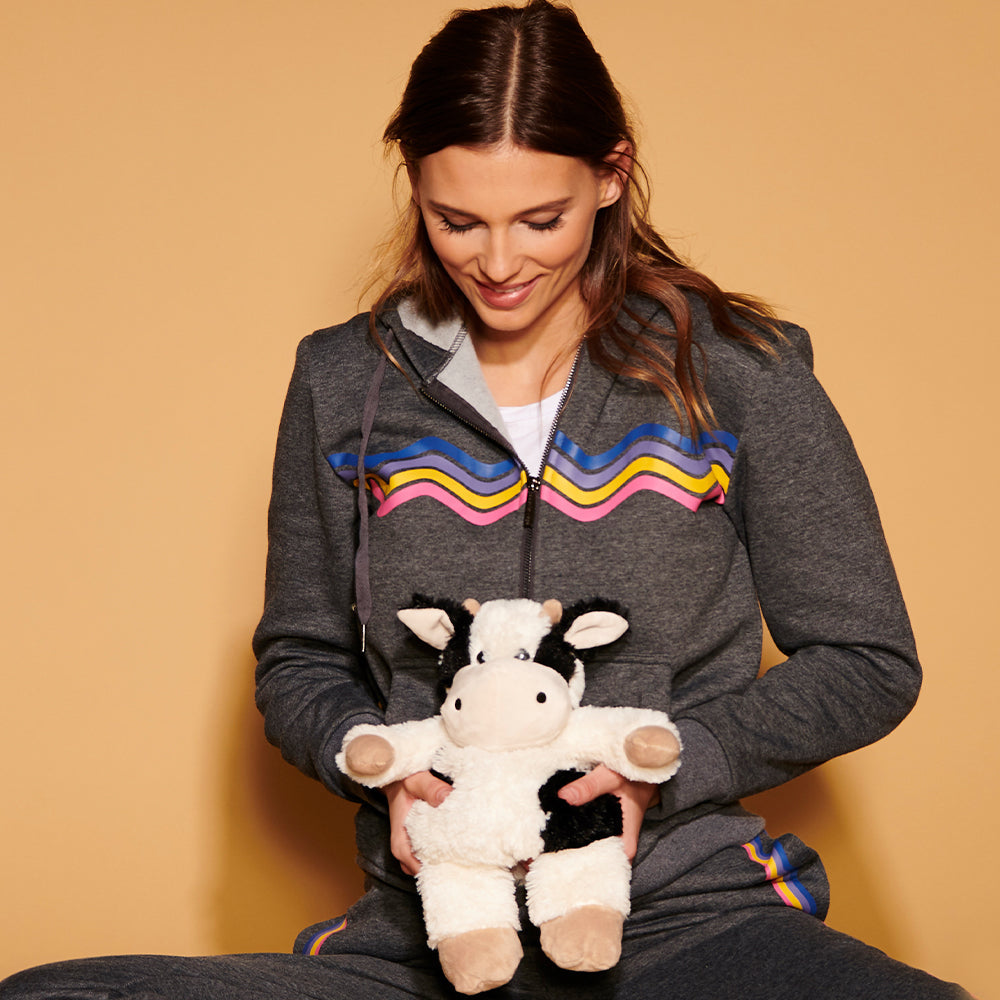 Black and White Cow Warmies® Stuffed Animal