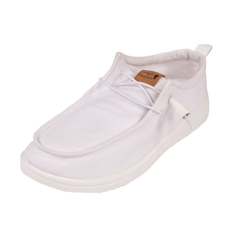 Simply Southern - Slip On Sneaker Shoes - White