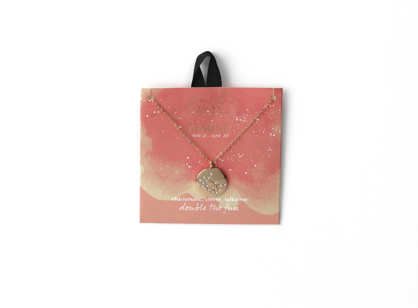 Soul Stacks Star Sign Pendant Necklace - Asst