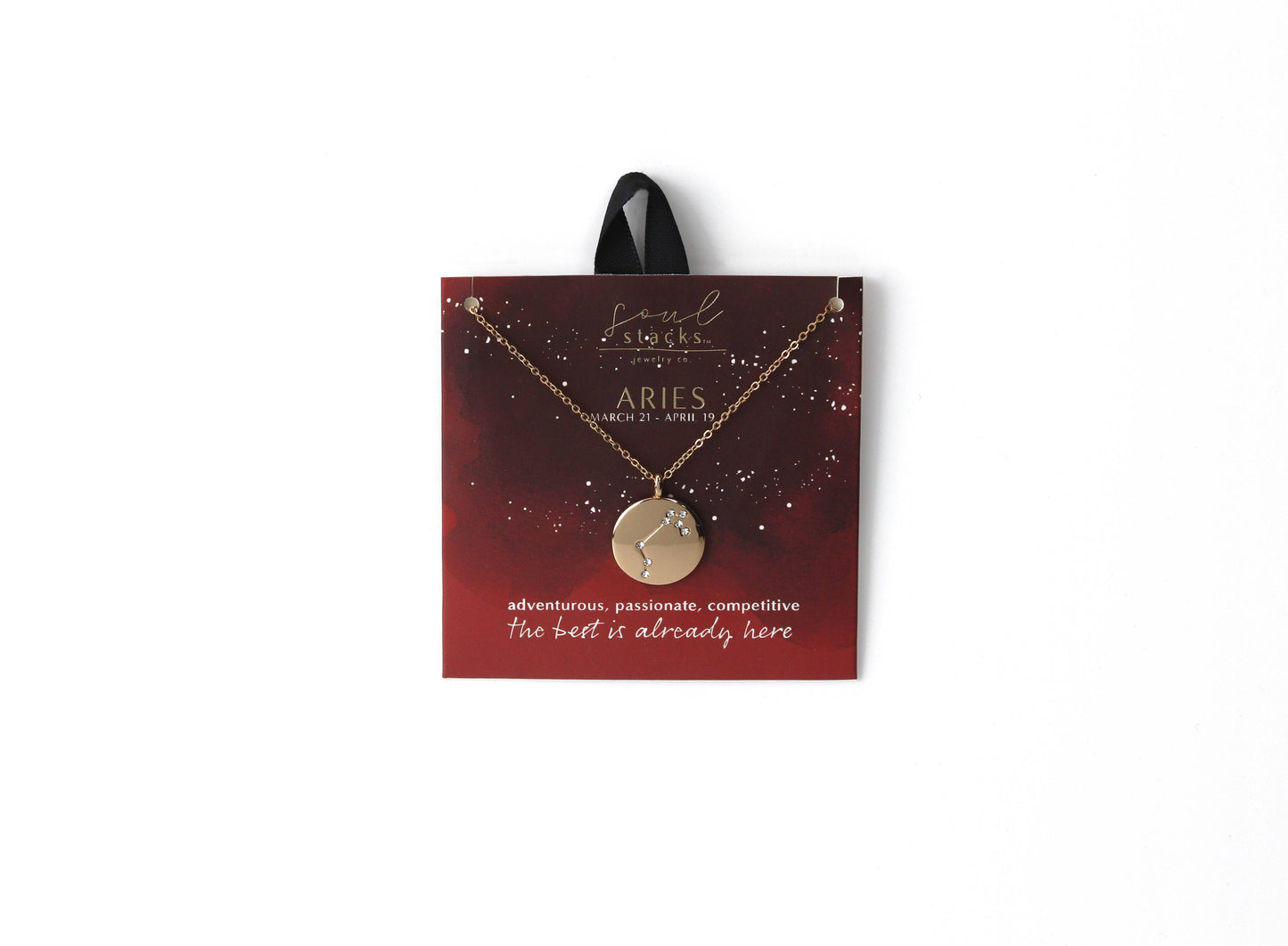 Soul Stacks Star Sign Pendant Necklace - Asst