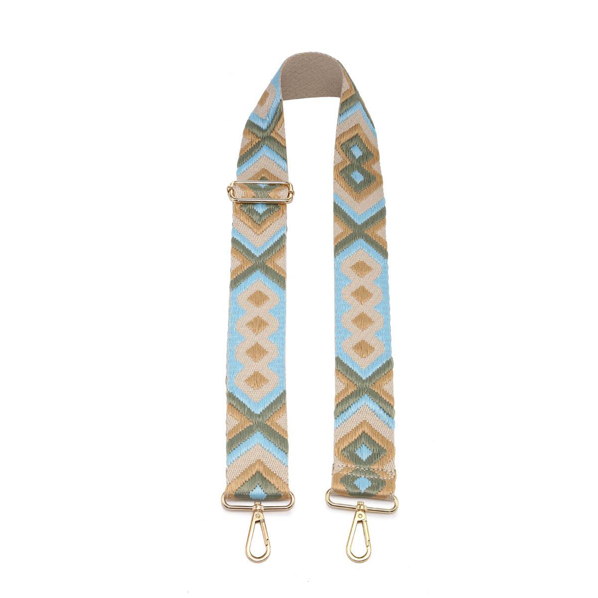 The Kate Guitar Strap - Boho Aqua Sage