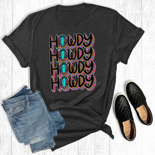Howdy Stacked Soft Boutique Tee