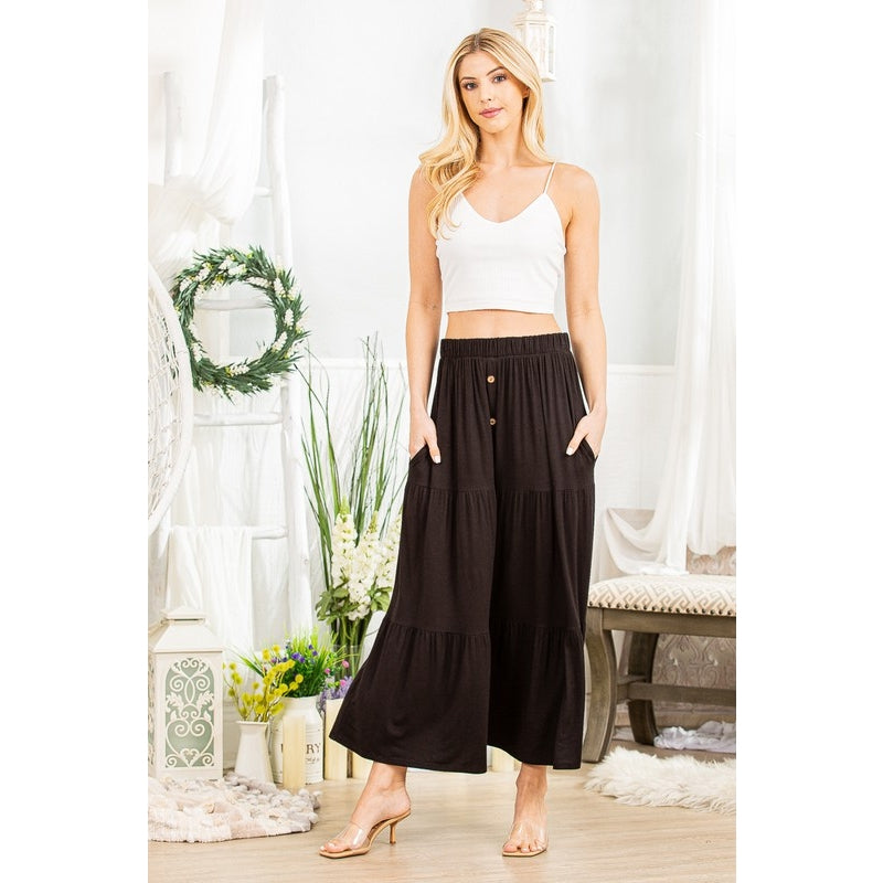 The Lena Ruffled Maxi Skirt