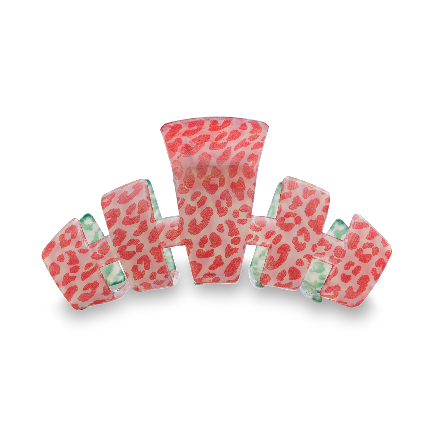 TELETIES - Large Hair Clip - Santa Paws