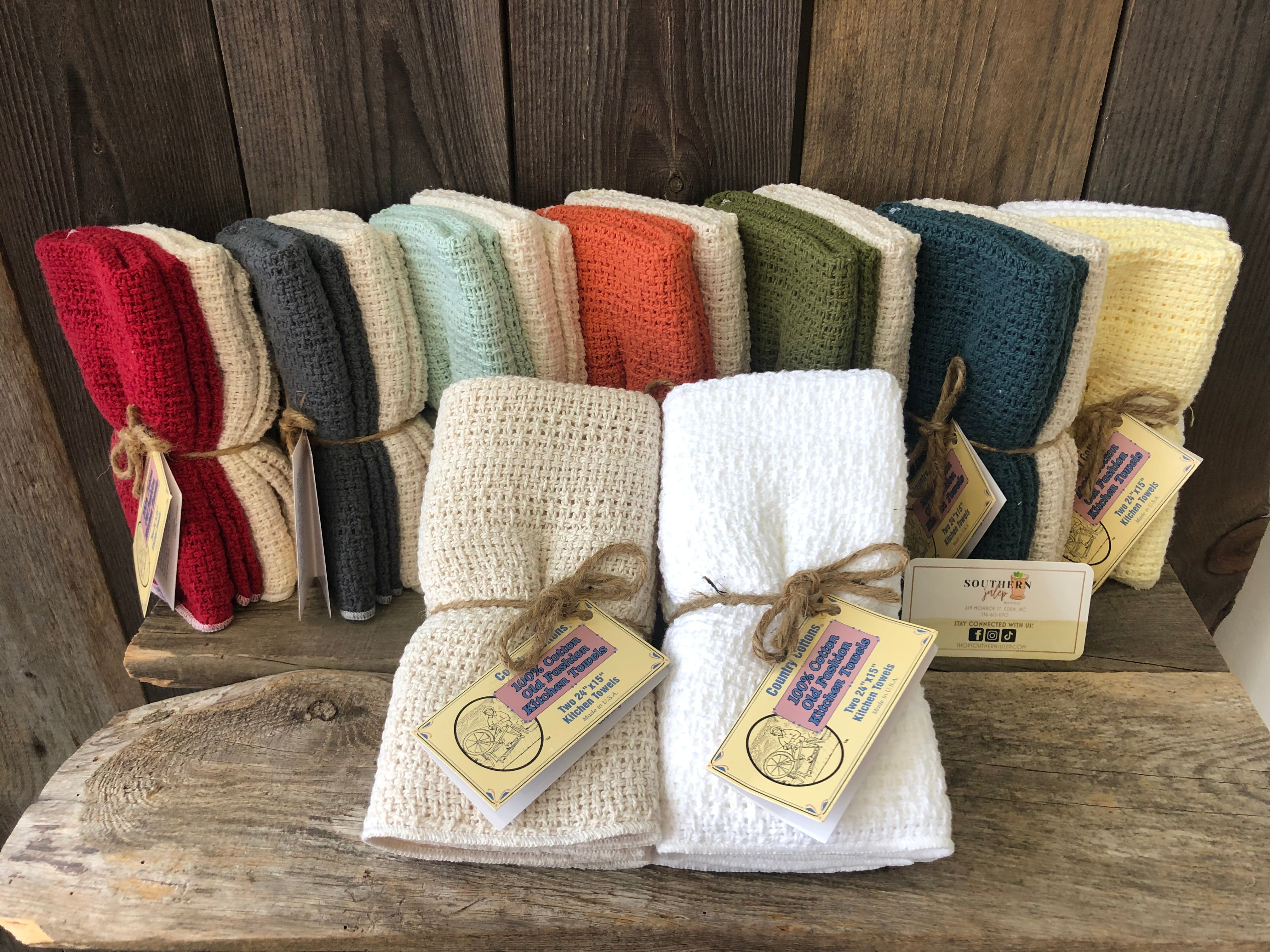 Country Cottons 100% Cotton Old Fashion Kitchen Towels