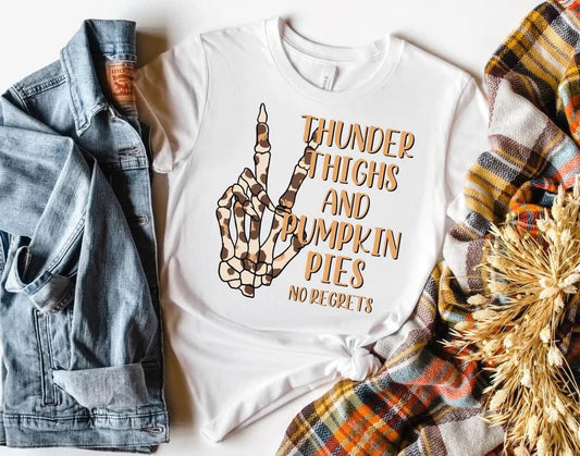 PREORDER - Thunder Thighs & Pumpkin Pies SS Graphic Tee