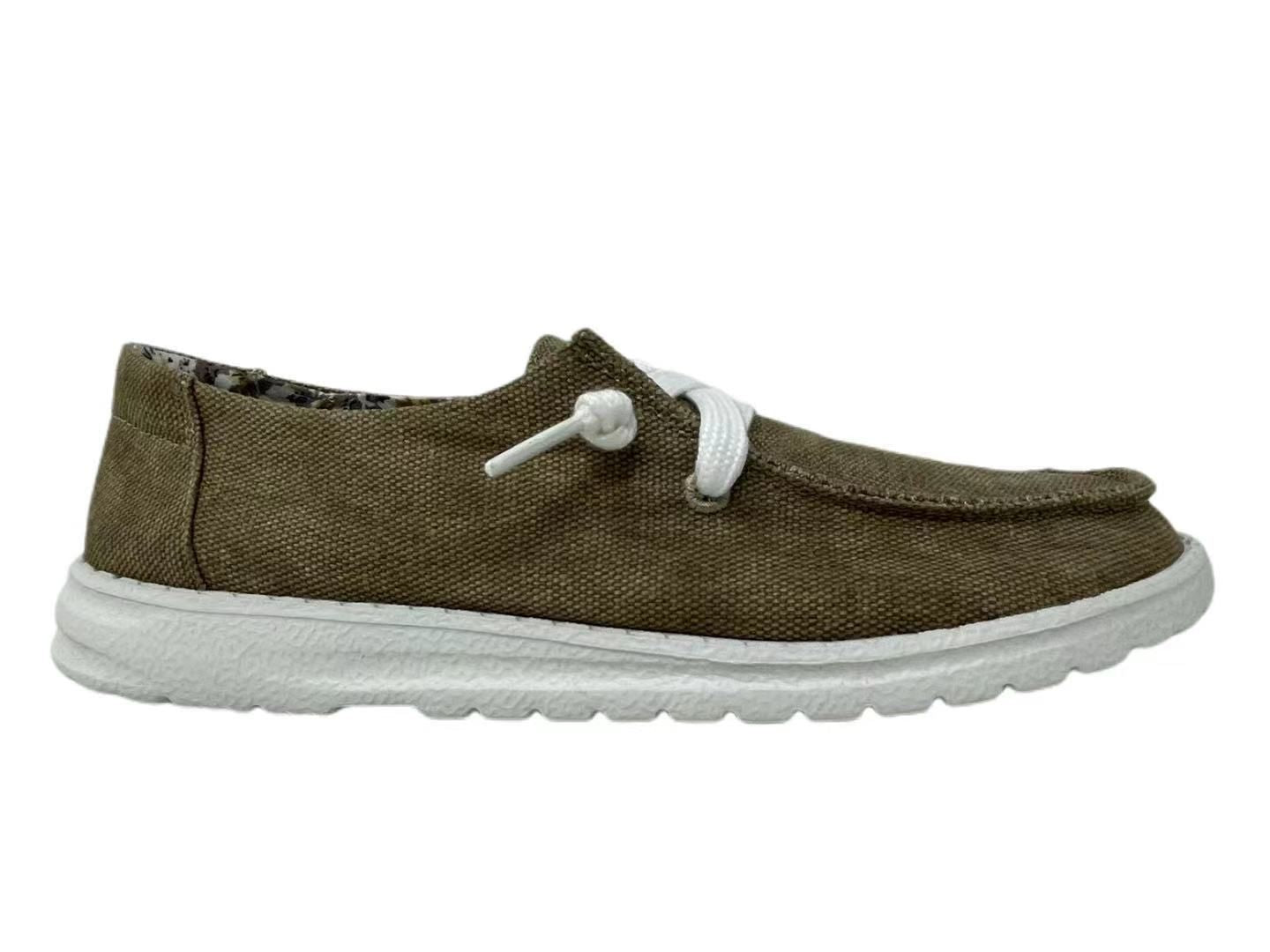 New Gypsy Jazz Holly 4 Slip On Canvas Sneaker - Dude Tan
