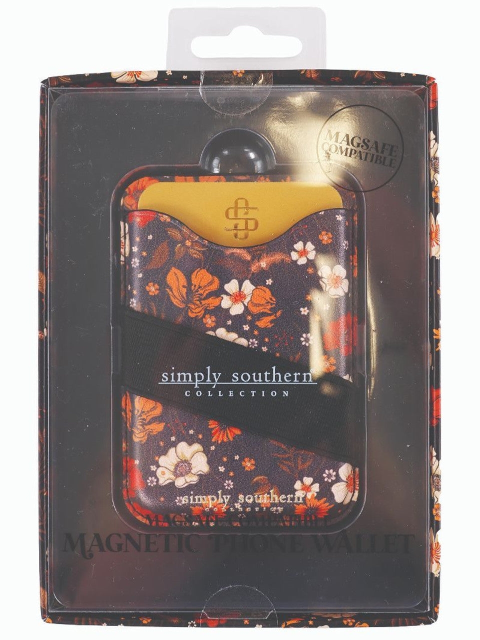 Simply Southern Magnetic Phone Wallet - Vintage Floral Design