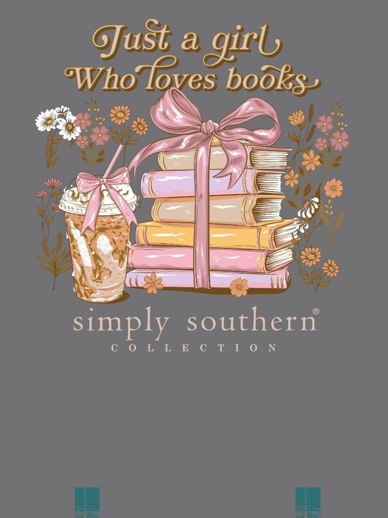 Simply Southern - Just a Girl Who Loves Books Long Sleeve Tee - 2024