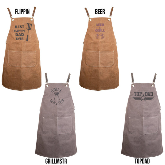 Simply Southern - Men's Canvas Grilling Aprons - ASST.