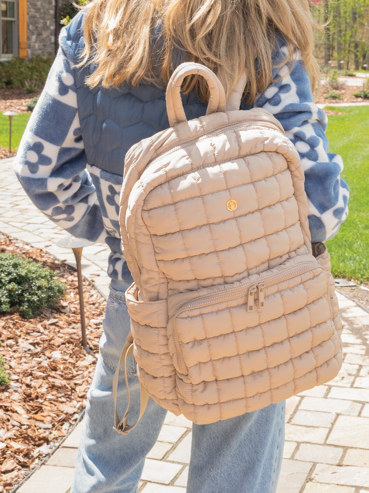 Simply Southern - Puff Backpack - Mocha