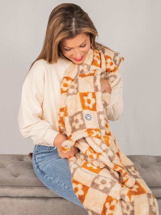 Simply Southern - Soft Sherpa Throw Blanket - Asst