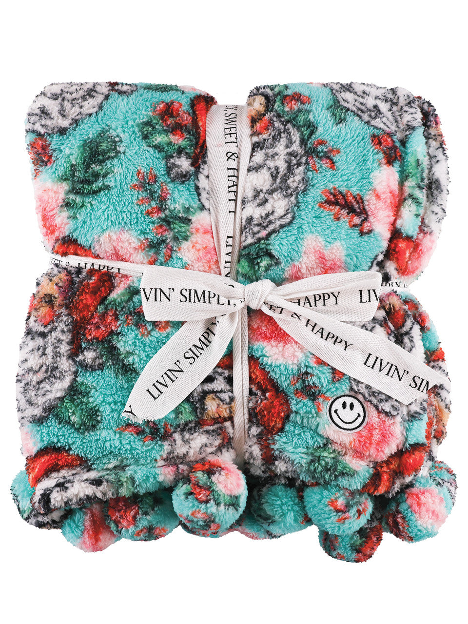 Simply Southern - Holiday Sherpa Throw Blanket - Asst