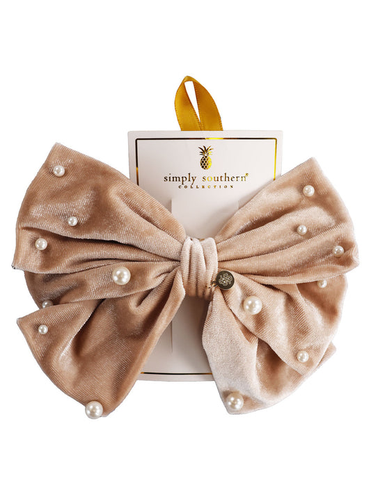 Simply Southern - Pearl Bow - Cream