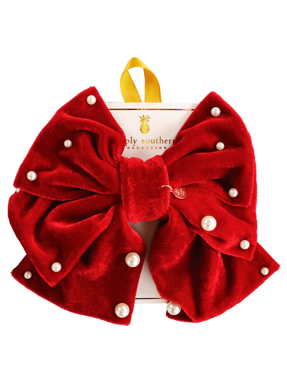 Simply Southern - Pearl Bow - Red